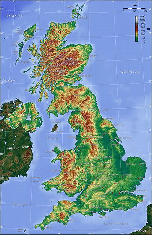 Wielka Brytania Geografia
